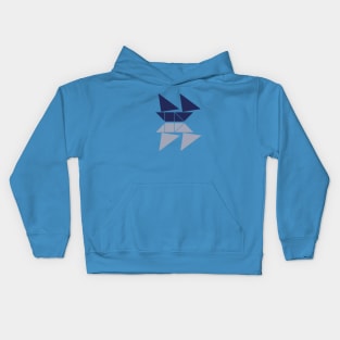 Blue Boat Kids Hoodie